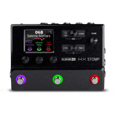 Line 6 HX Stomp Silver Edition＆BOSS FS7 Line 6 FBV HX Stomp XL Guitar Processor - Silver Limited Edition