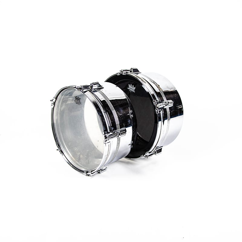 Rogers Timbales Silver Owned by Frank Cook of Canned Heat Reverb