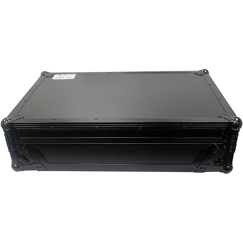 ProX Flight Case For RANE ONE DJ Controller with 1U Rack and Wheels - Black/Black image 1