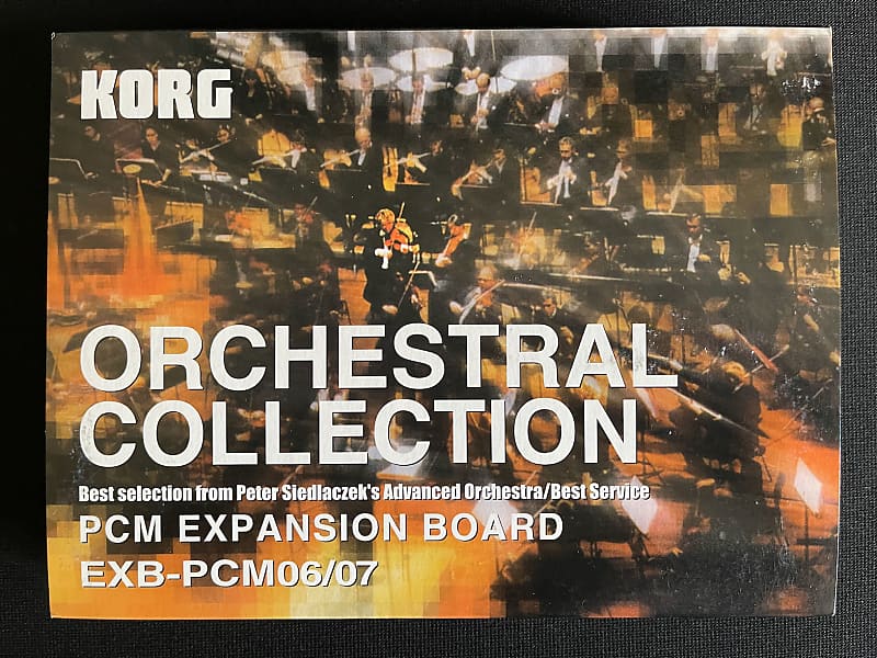 Korg EXB-PCM06/07 Orchestral Collection PCM Expansion Board for  Triton/Karma-NEW