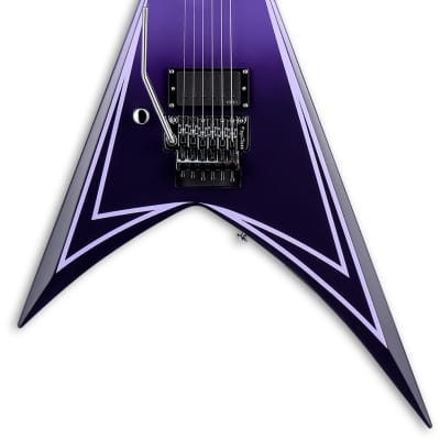 ESP LTD ALEXI HEXED LH Purple Fade W/ Pinstripes w/Case (B Stock) image 1