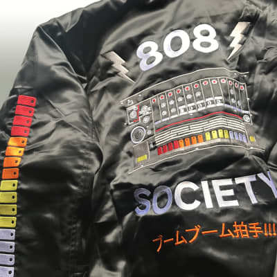 Roland TR-808 Satin Embroidered Jacket Throwback 2019 Black. MEDIUM. image 4