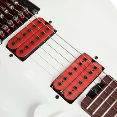 KOLOSS GTEMOH Headless Aluminum Body Mahogany Neck Electric Guitar + Bag - KL / Headless / White Satin image 4