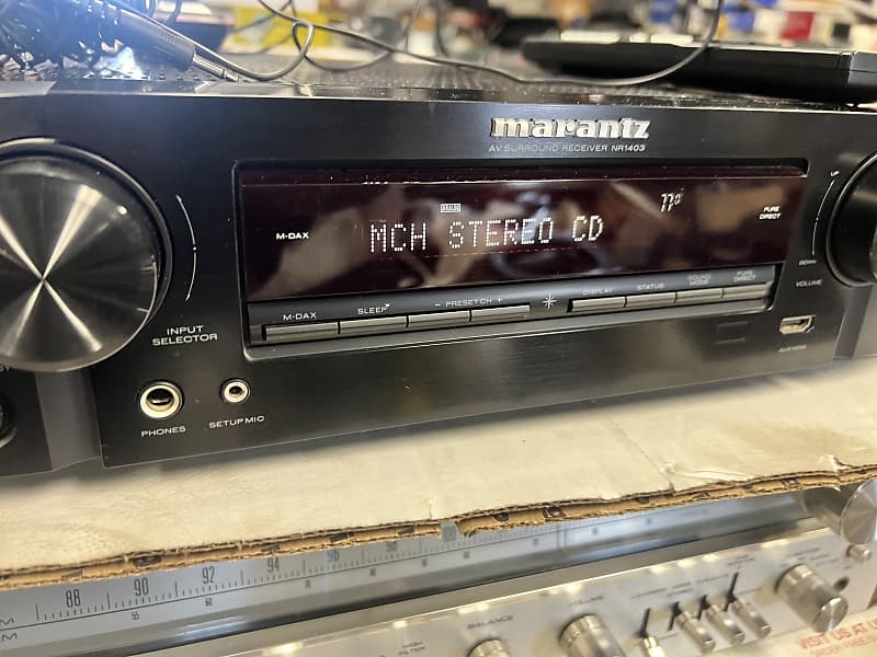 Marantz Model NR1403 AV 5.1 Channel Surround Receiver Tested bundle with  Remote