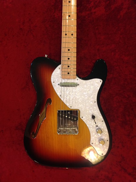 Fender Thinline Telecaster 3-Color Sunburst image 1