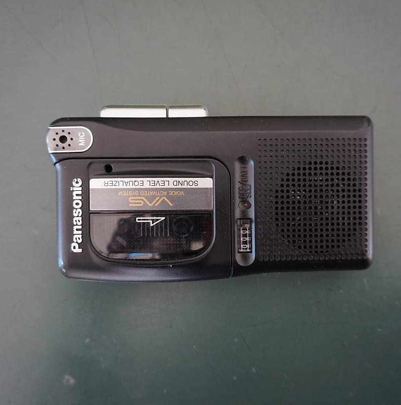 Panasonic Microcassette Recorder MN502 1990 Black Reverb