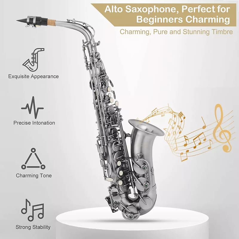 Eb Alto Saxophone Sax School Band With Case | Reverb