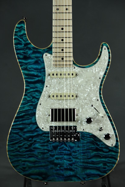 Tom Anderson The Classic Bora Blua Blue Electric Guitar | eBay