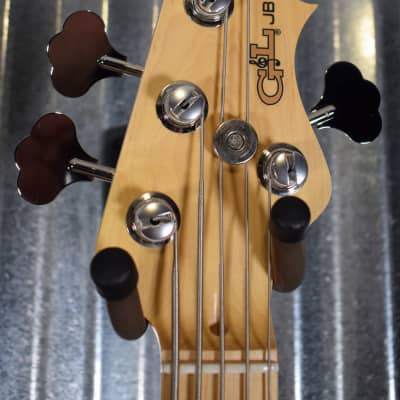 G&L USA JB-5 Matcha Green Tea 5 String Jazz Bass Maple Satin Neck & Case #6094 image 5