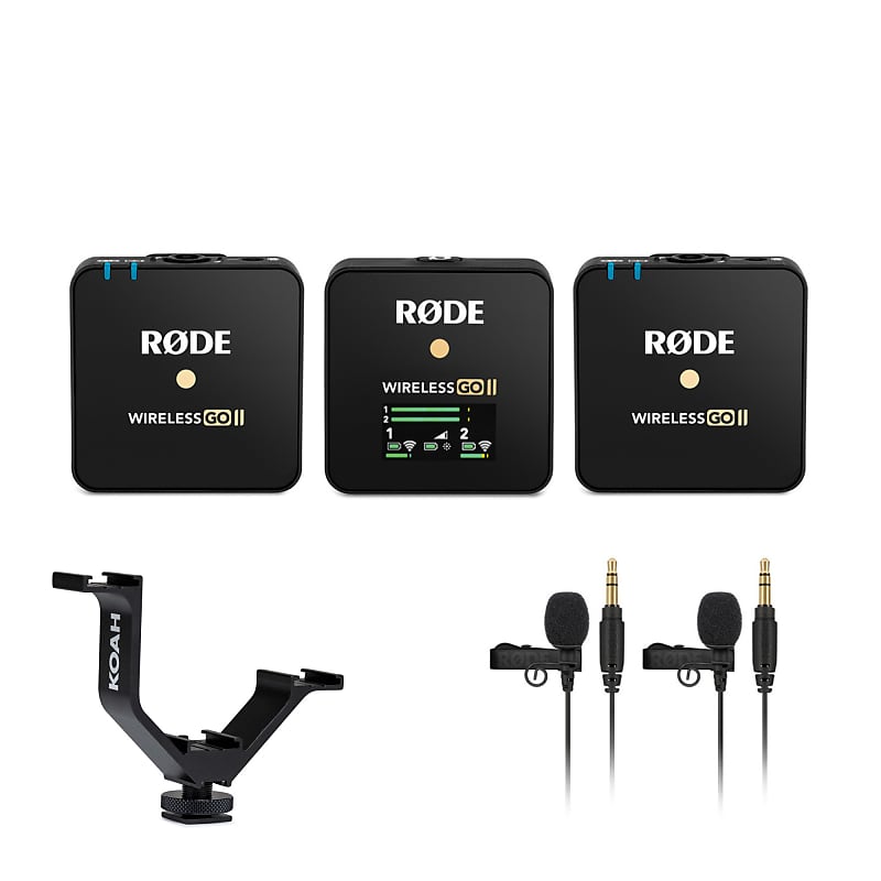 RODE Wireless GO II Single-Wireless Lavalier Digital Microphone Recorder  TX+RX
