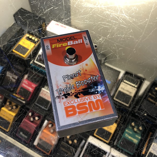 【70％OFF】 BSM Fireball Finest Treble Booster | Reverb ギター