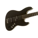 Fender Aerodyne Jazz Bass Guitar - Black w/ Stained Rosewood Fingerboard