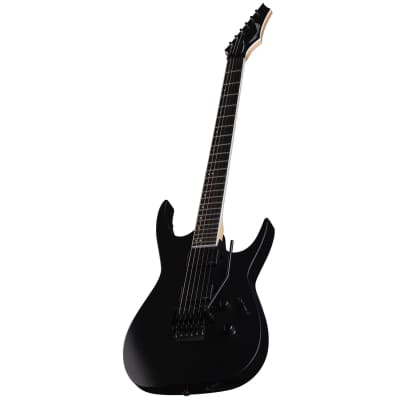 Mint Dean Exile Select Floyd Fluence Guitar, Ebony Fretboard, Black Satin image 2