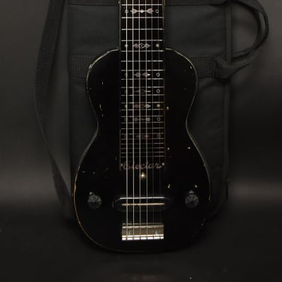 1939 Epiphone "Electar" Century Black Finish Lap Steel Electric Guitar w/Bag image 1