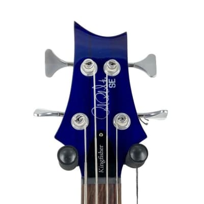 PRS SE Kingfisher 4 String Electric Bass Faded Blue Wrap Around Burst Ser#: E70218 image 7