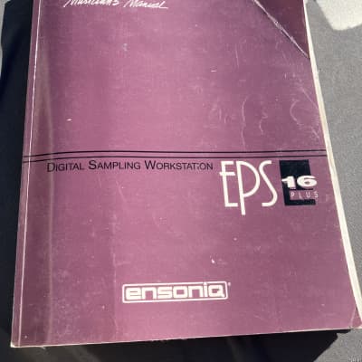 Ensoniq EPS 16+ Owner's Manual