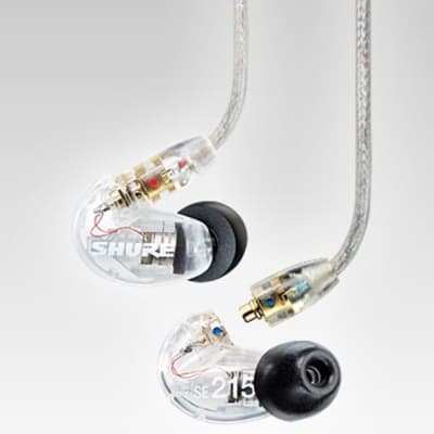 New Shure SE215-CL Clear Earphones Free US Shipping! image 2