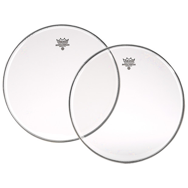 Remo Emperor Clear Crimplock Tenor Drum Head 12" Reverb