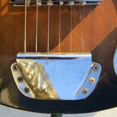 Zim Gar Model J-2 Guitar,  1960's ,  Made In Japan,   Sunburst Finish,   Sounds Great image 7