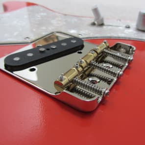 Gotoh Bridge for Bigsby B5 Telecaster Tele No Lip Gotoh InTune Compensated Saddles  Nickel plated image 7