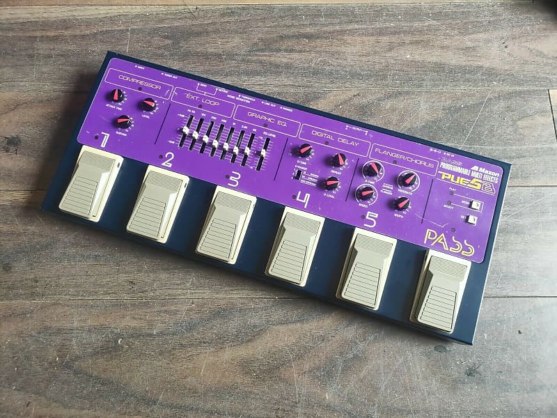 1980s Maxon PUE-5B Bass Vintage Multi FX Effects Pedal | Reverb