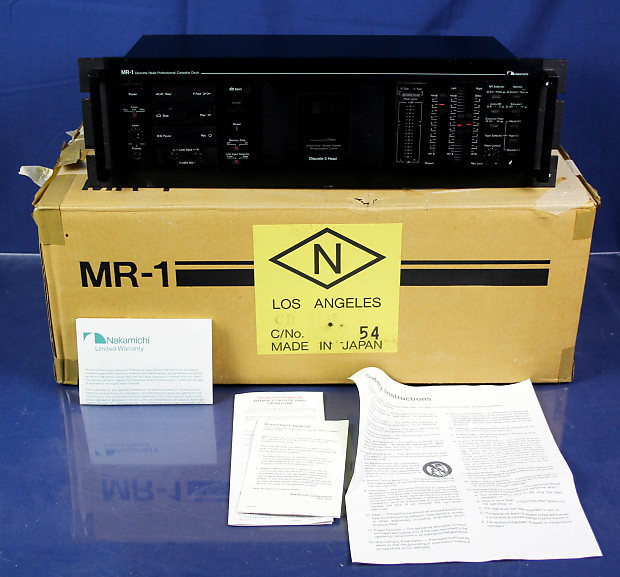Nakamichi MR1 Professional 3 head Cassette Deck XLR in Reverb