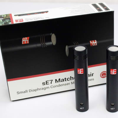 SE Electronics sE7 Matched Pair Small Diaphragm Condenser Microphones, New. image 1