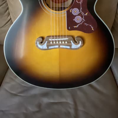 Epiphone Inspired By Gibson J-200 with Case image 4