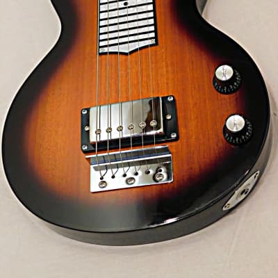 Recording King RG-35-SN Lap Steel Electric Guitar w Humbucker Pickup Sunburst image 8