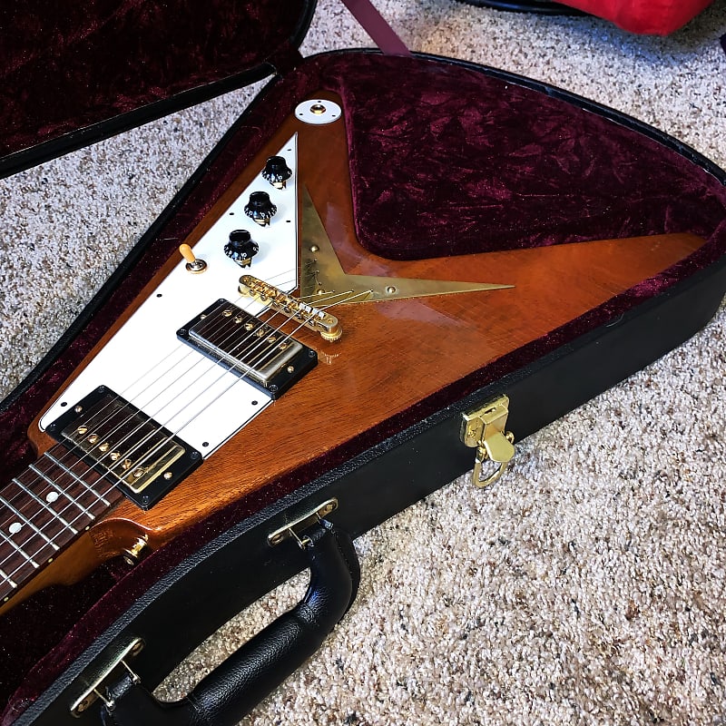 Ultra Rare Black Stinger 1959 59 Gibson Flying V aged R9 | Reverb