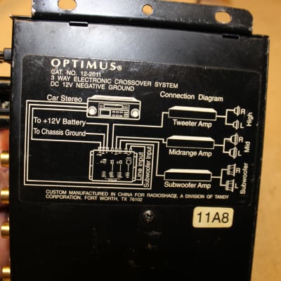 Optimus  (12-2011) 3 way  Electronic Crossover image 3