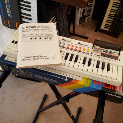 CASIO PT-80 VINTAGE ANALOG KEYBOARD STILL IN THE BOX AND IN MINT CONDITION!
