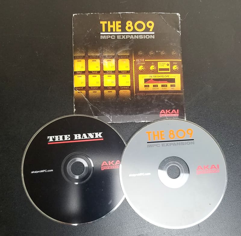 Akai "809" and "The Bank" Sound Library Discs for MPC Software/Hardware Suite image 1