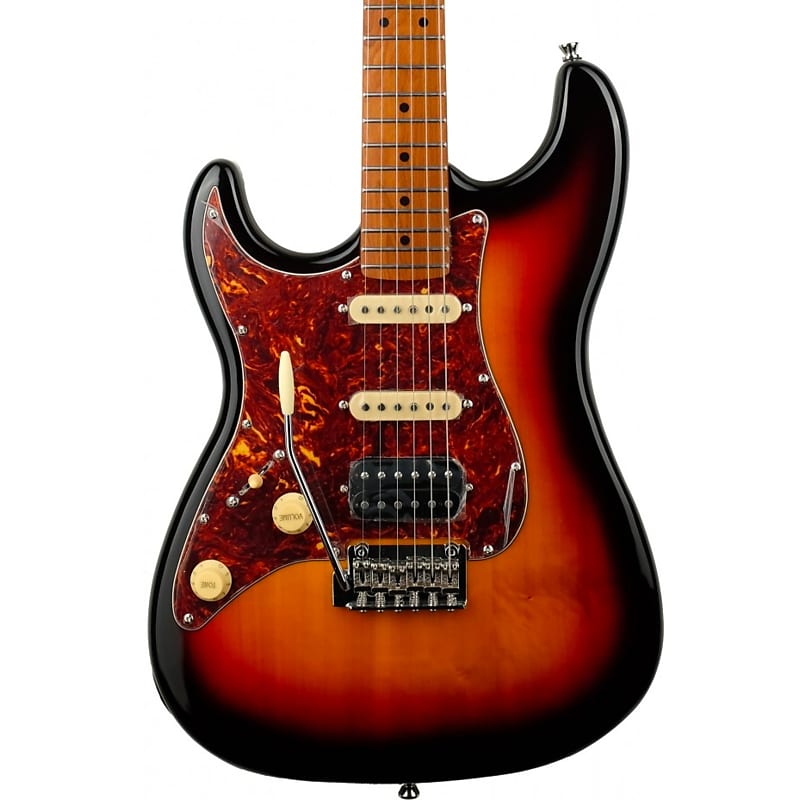 Jet JS400 HSS Electric Guitar LEFT HANDED 3 Tone Sunburst Reverb