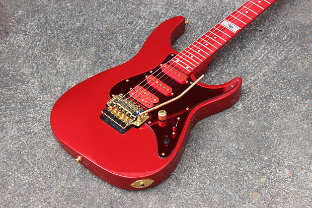 Fernandes Japan LA-85KK Superstrat Stratocaster w/Floyd Rose MIJ (Red)