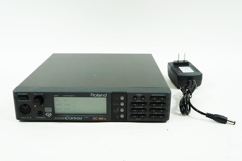 Roland SC-88VL Sound Canvas MIDI Sound Module SC88 w/ 100-240V PSU