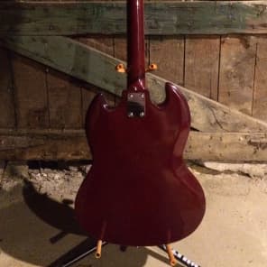 Vintage Lyle SG 1960s Electric Guitar in Heritage Cherry image 3