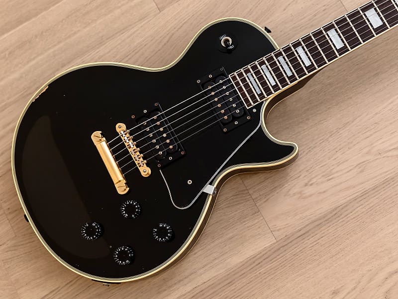 1985 Greco EGC68-50 Custom Black Beauty Mint Collection Ebony, Japan  Fujigen | Reverb