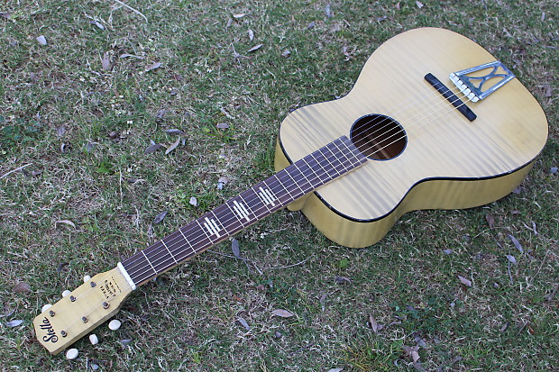 Vintage 1954 Harmony Stella H-928 Acoustic Parlor Guitar Blonde 