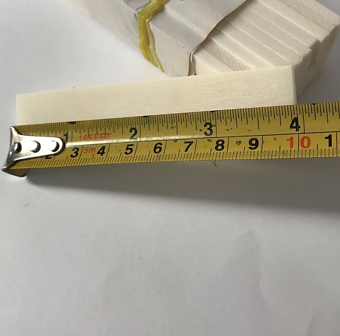 ONE Fender Genuine Bone Saddle/Nut Blank For Guitar Making Reverb