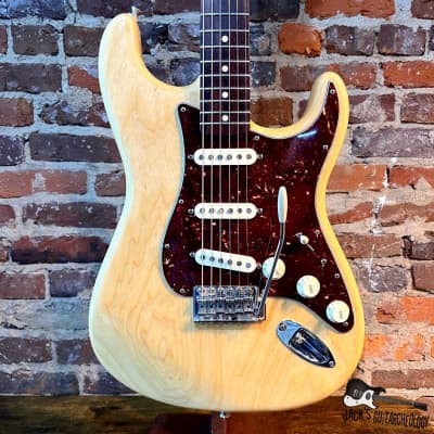 Fender MIM Stratocaster Standard Ash Special Edition Electric Guitar (2008 - Natural) for sale