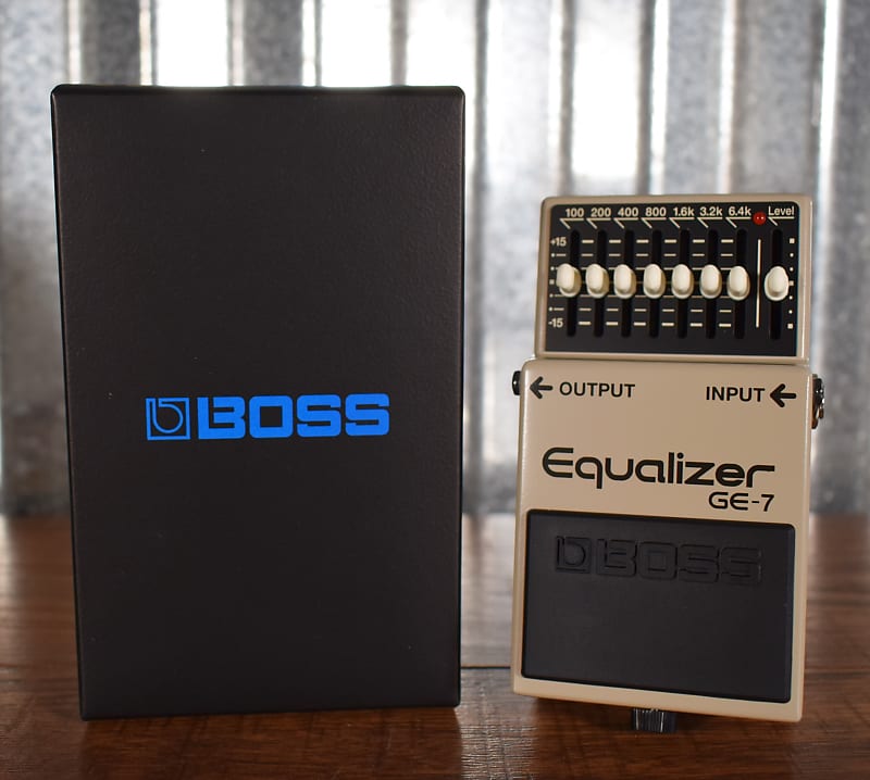 Boss GE7 Seven Band Graphic Equalizer Guitar Effect Pedal Reverb