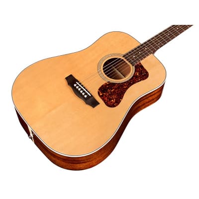 Guild D-140 Westerly Dreadnought Acoustic Guitar, Natural image 6