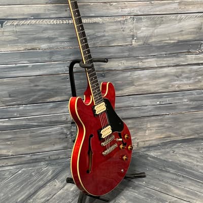 Used Ibanez 1981 MIJ Artist AS-50  Semi Hollow Electric Guitar with Case - Red image 3