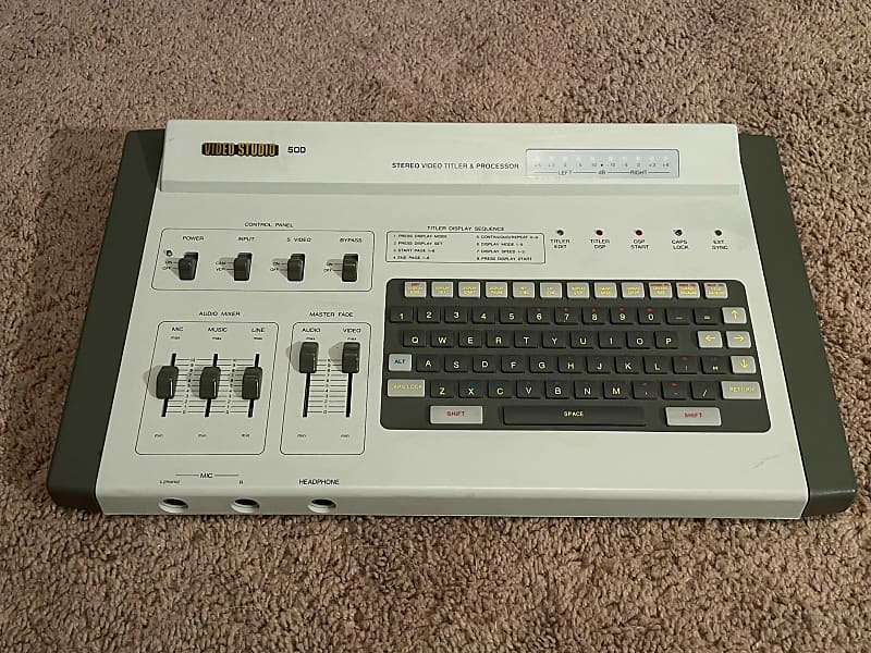 Sima Video Studio 500 Video Titler and Processor Reverb