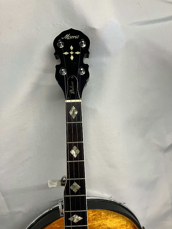 Morris Deluxe 5-String Banjo with Case | Reverb