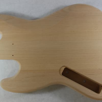 Unfinished Alder Jazz P bass guitar body - fits Fender necks J1073 image 4
