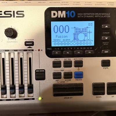 Alesis DM10 Drum Module with mounting bracket