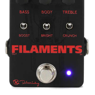 Keeley Filaments High Gain Distortion Pedal  Bundle with Dunlop ECB-004 18 Volt 500mA Power Supply image 3