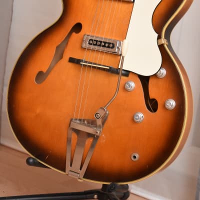 Hüttl Beat King II – 1960s German Vintage Archtop Hollowbody Jazz Guitar image 2